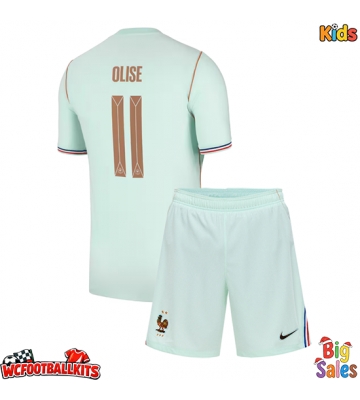 France Michael Olise #11 Replica Away Stadium Kit for Kids World Cup 2026 Short Sleeve (+ pants)